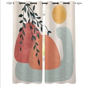 Colorful blackout curtains (1 pair)